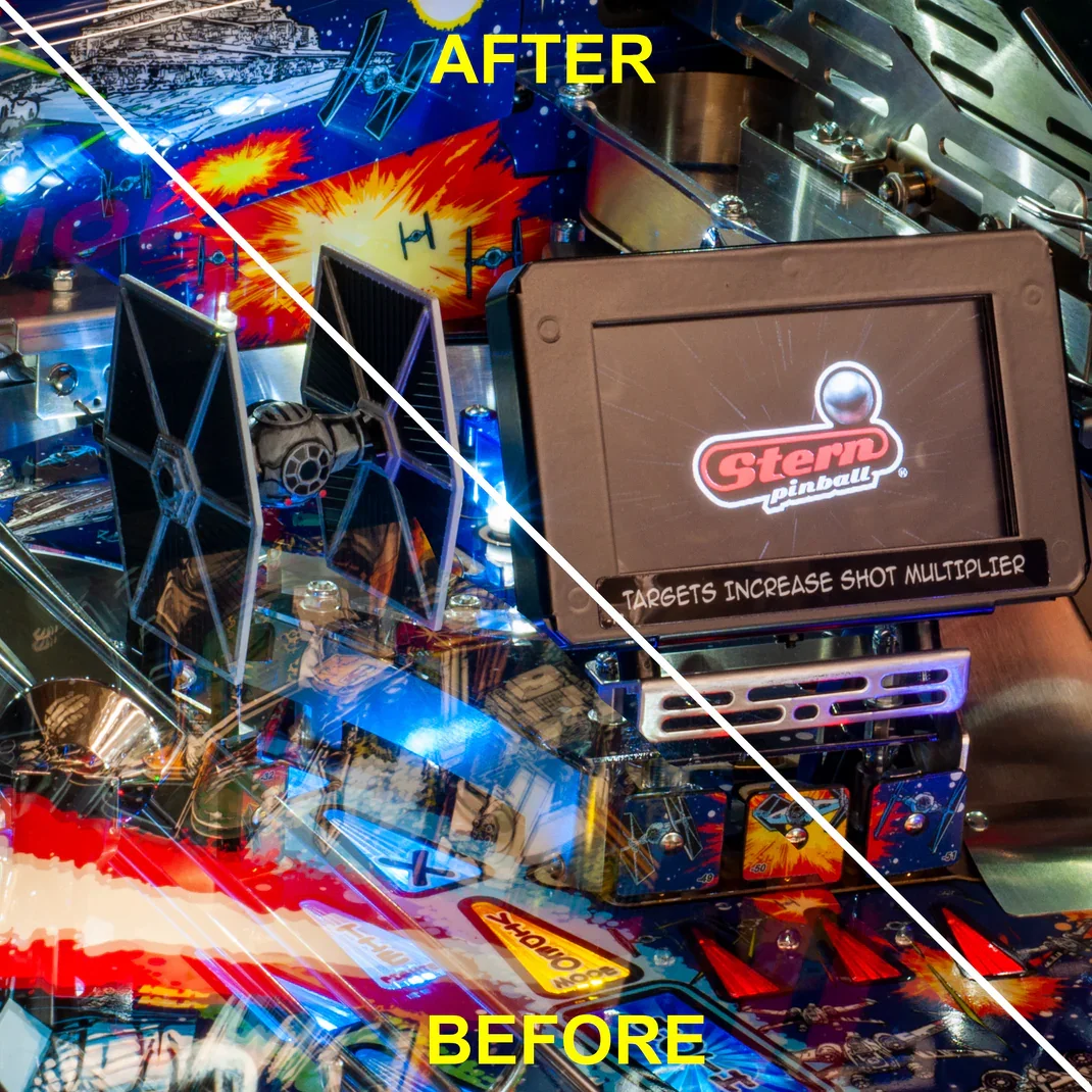 ANTI-REFLECTION PLAYFIELD GLASS